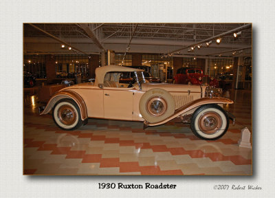 1930 Ruxton Roadster
