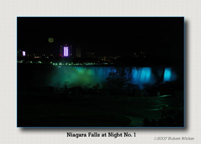 Niagara Falls at Night No. 1
