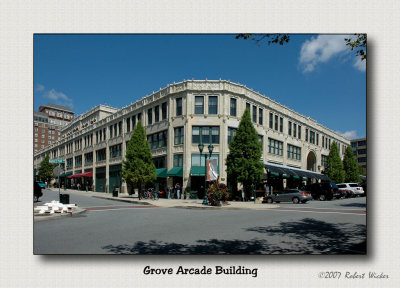 Grove Arcade Building - SW Corner