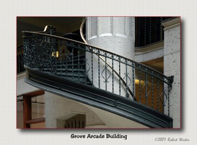 Grove Arcarde Building, Interior, Spiral Stairway
