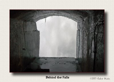 Behind the Falls