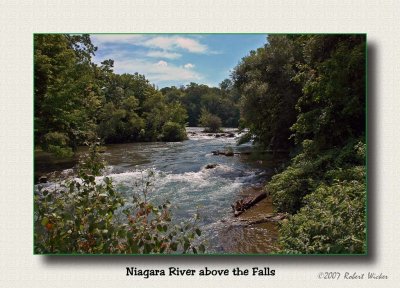 Niagara River above American Falls 
