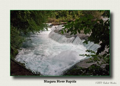 Niagara River Rapids Above American Falls