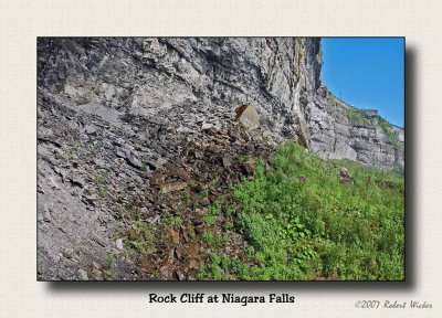 Rock Cliff at Niagara Falls