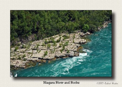 Niagara River and Rocks