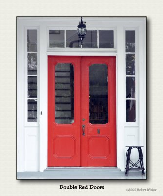 Double red Doors 