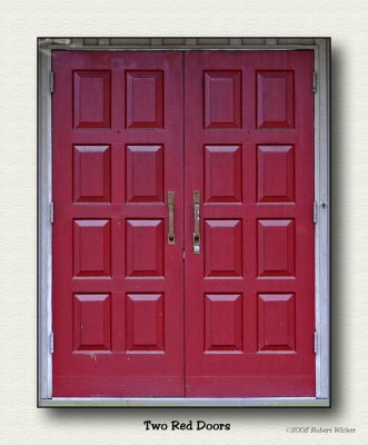 Two Red Doors 