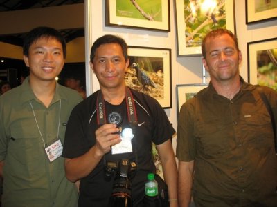 With friends form the Hongkong Birdwatching Society