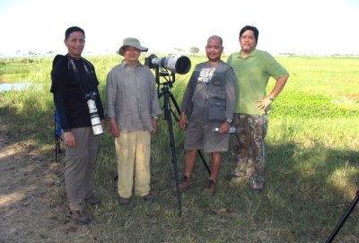 With birding friends in Candaba