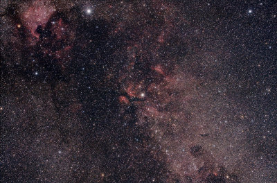 Northern Cygnus - North America Nebula to Eta Cygni