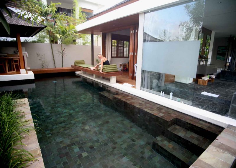Our pool in Ubud
