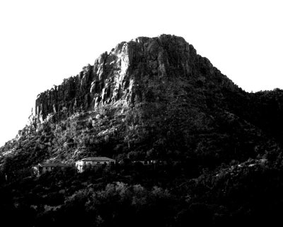 Thumb Butte Sunrise bw.jpg