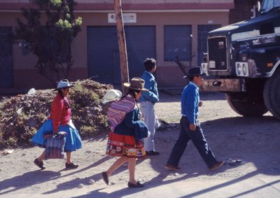 Huaraz town people