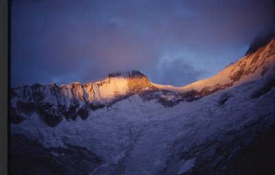 Cordillera Blanca at sunrise