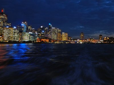 Sydney, seen from the ferry.