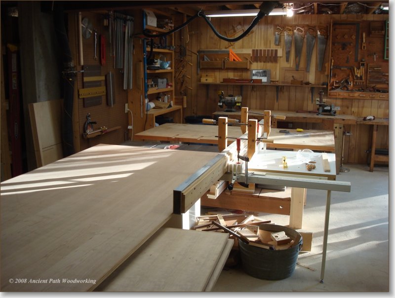 Woodworking Shop and Armoire Building Process