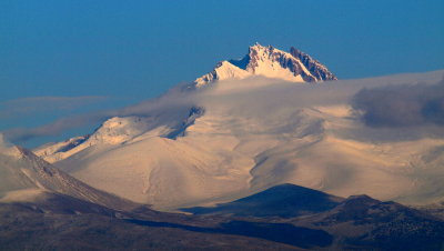 Mt. Erciyes from Urgup-Yesilhisar road
