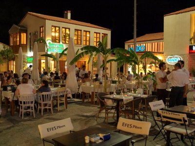 EVENING IMAGES OF ALACATI-TURKEY