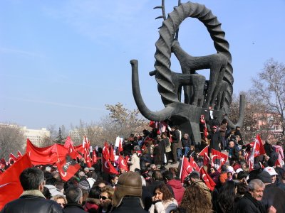 Pictures taken during the Secularist Rally in Ankara - Feb. 9, 2008