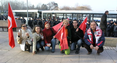 Pictures taken during the Secularist Rally in Ankara - Feb. 9, 2008