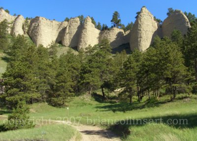 the Pine Ridge at Fort Robinson