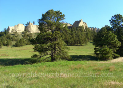 the Pine Ridge at Fort Robinson