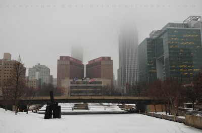Downtown fog
