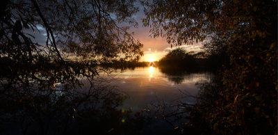 Attenborough Reserve, Sunset