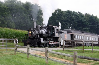 SRC 89 departing Cherry Crest Farm