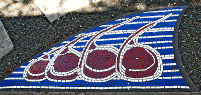 Footpath Decoration in Front of a Butcher's Shop