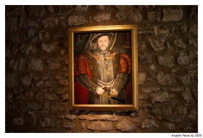 Portrait of Henry VIII in Tower of London