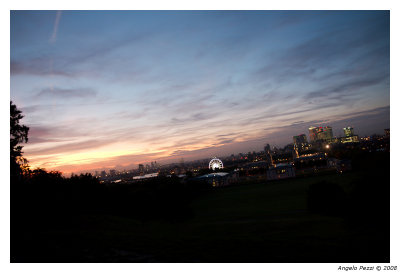 London from Royal Observatory, Greenwich