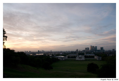 London from Royal Observatory, Greenwich