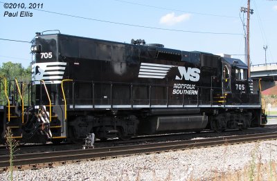 NS RP-E4C Road Slug #705, rear 3/4 view.
