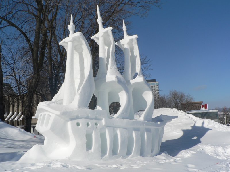 Ice sculpture competition