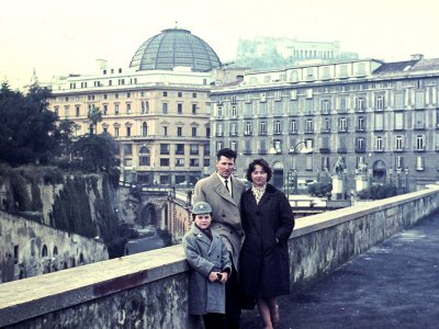 Naples January 1963 - Me my Mum and My Dad
