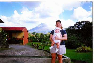 Mami & Tammy, Arenal Volcano  2002