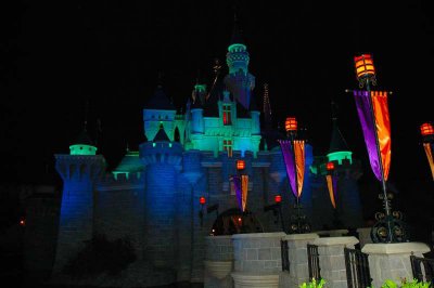 Magical Castle by Night  - Hong Kong Disney 2007