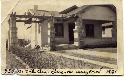 Grampas House in Tucson 1921
