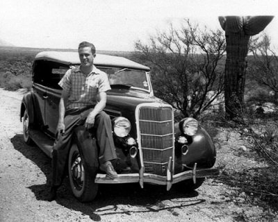 A Classic, one of Dads cars before he married Mom,1937.
