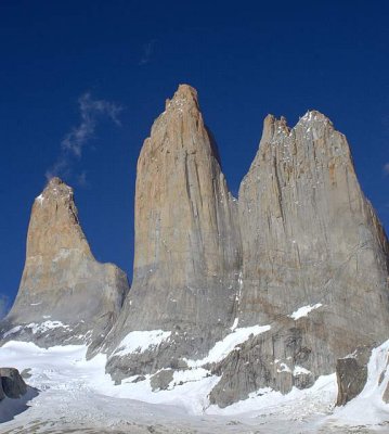  The 3 Torres del Paine - the granite towers which give the park it's name