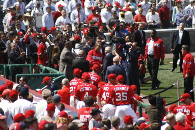 Obama in the crowd