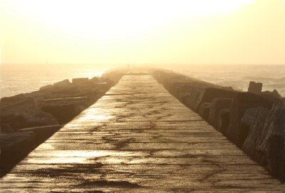 Sunrise at South Jetty