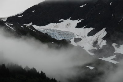 Glaciers between Girdwood and Seward