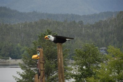 Eagle totem pole, Ketchikan, Alaska