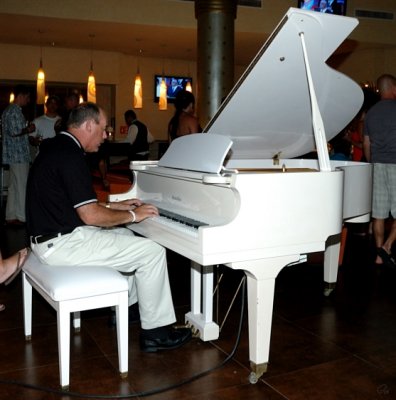 Sitting At The Grand Piano