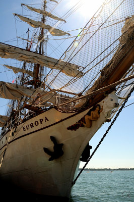 The Europa At Dock