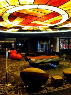 Billiards Table Outside The Restaurants