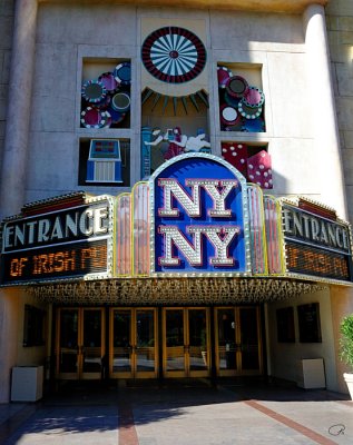 NY NY Theatre Marquee