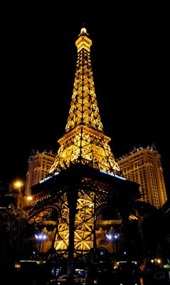 The Paris Eiffel Tower All Lit-Up